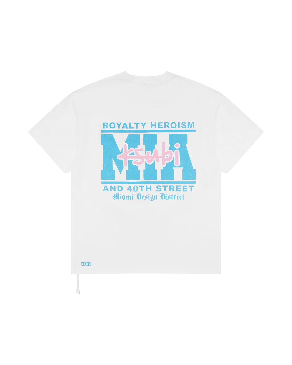 MENS MIAMI AND THE STREETS SS BIGGIE TEE WHITE TEES