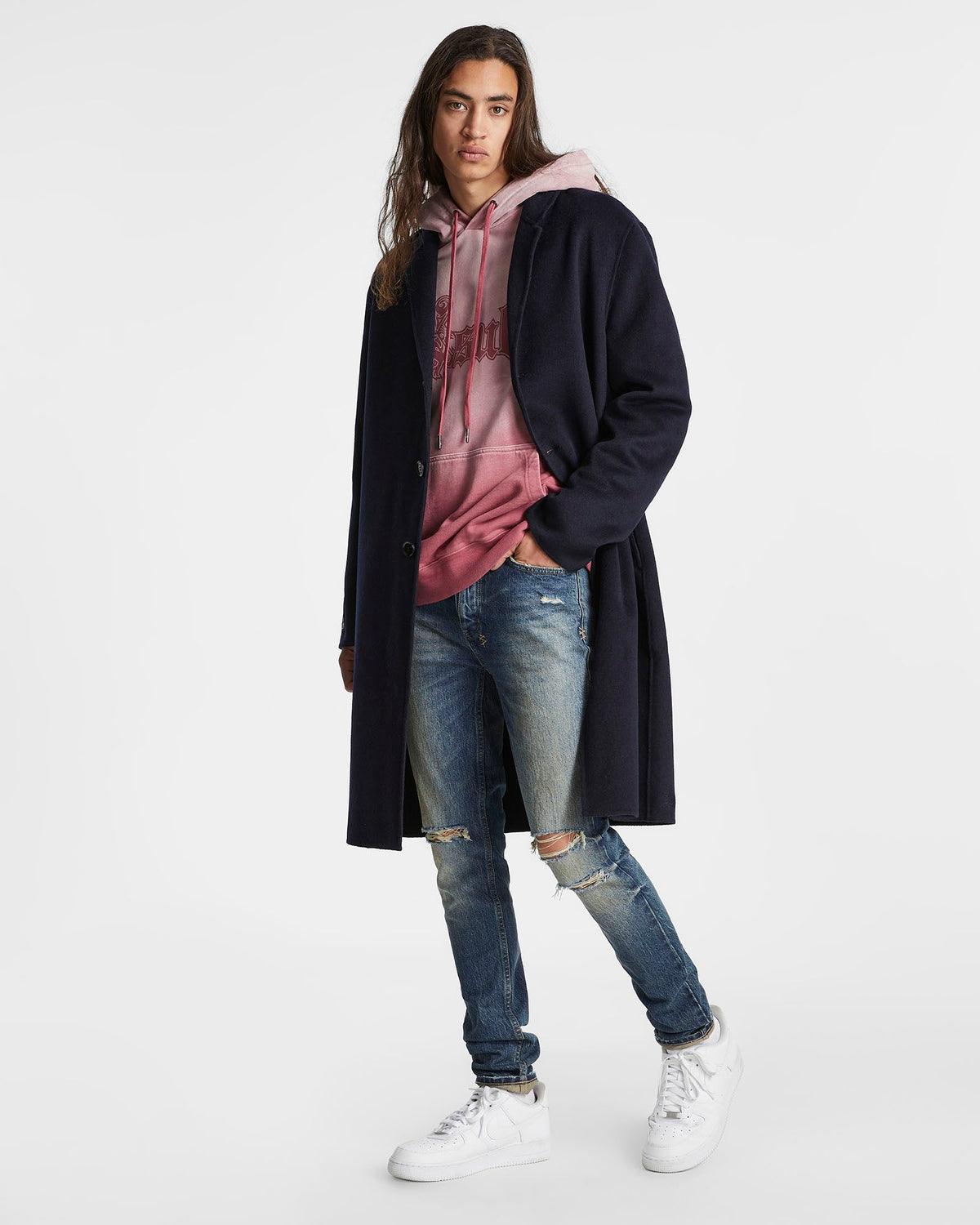 Mens Mogul Coat Petrol Relaxed Jackets - Blue