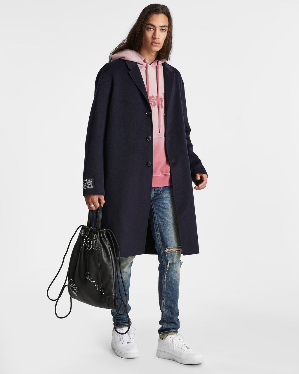 Mens Mogul Coat Petrol Relaxed Jackets - Blue