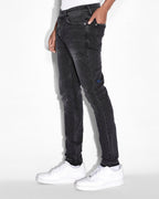 Mens Van Winkle Knight Skinny Denim Jeans - Black