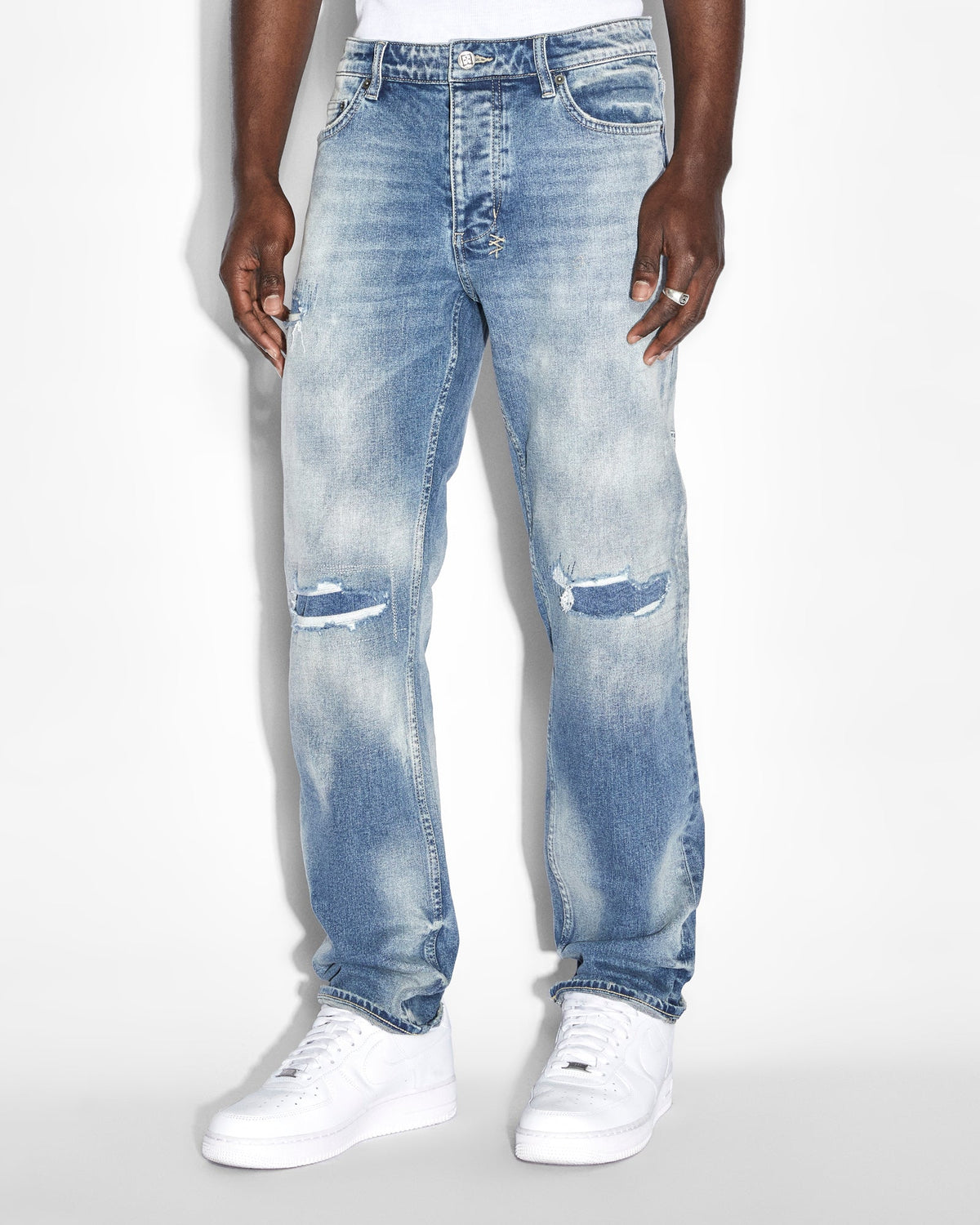 MENS HAZLOW TEKTONIK DENIM JEANS