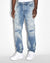 MENS  HAZLOW TEKTONIK STRAIGHT DENIM JEANS