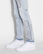 MENS CHITCH KUT OUT NIMBUS DENIM JEANS