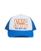 NYC AND THE STREETS TRUCKER CAP BLUE HEADWEAR