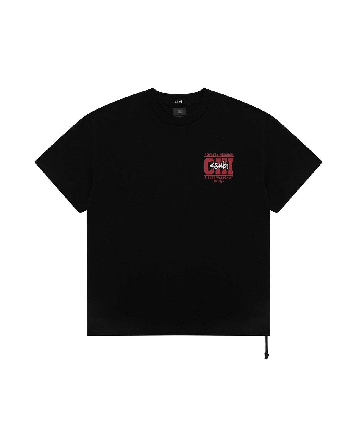 CHICAGO AND THE STREETS SS BIGGIE TEE BLACK