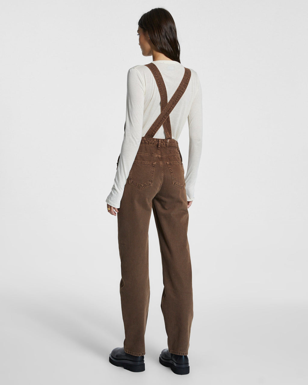 Womens Close Call Overalls Koko Relaxed Jumpsuits - Brown