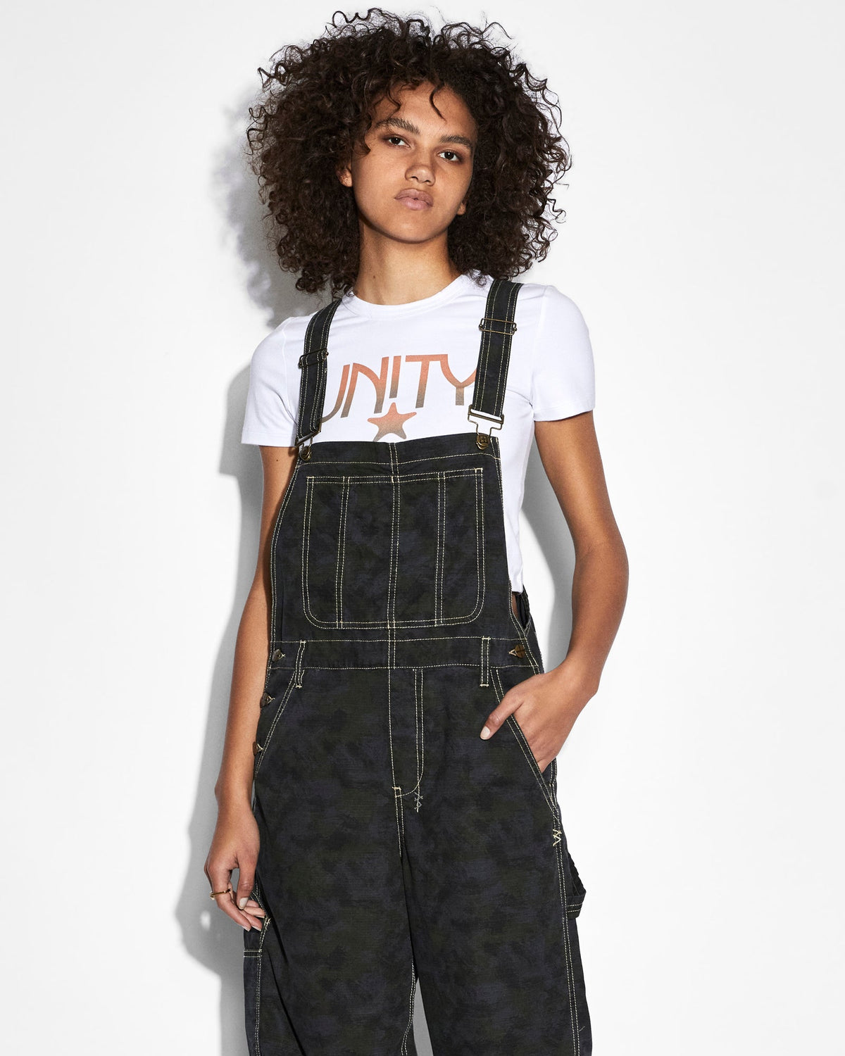 WOMENS EASY OVERALLS CAMO JUMPSUITS
