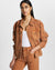 OVERSIZED JACKET BROWN SUGAR