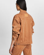 WOMENS OVERSIZED JACKET BROWN SUGAR JACKETS