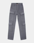 Mens All Hands Cargo Pant Washed Black Relaxed Pants - Black