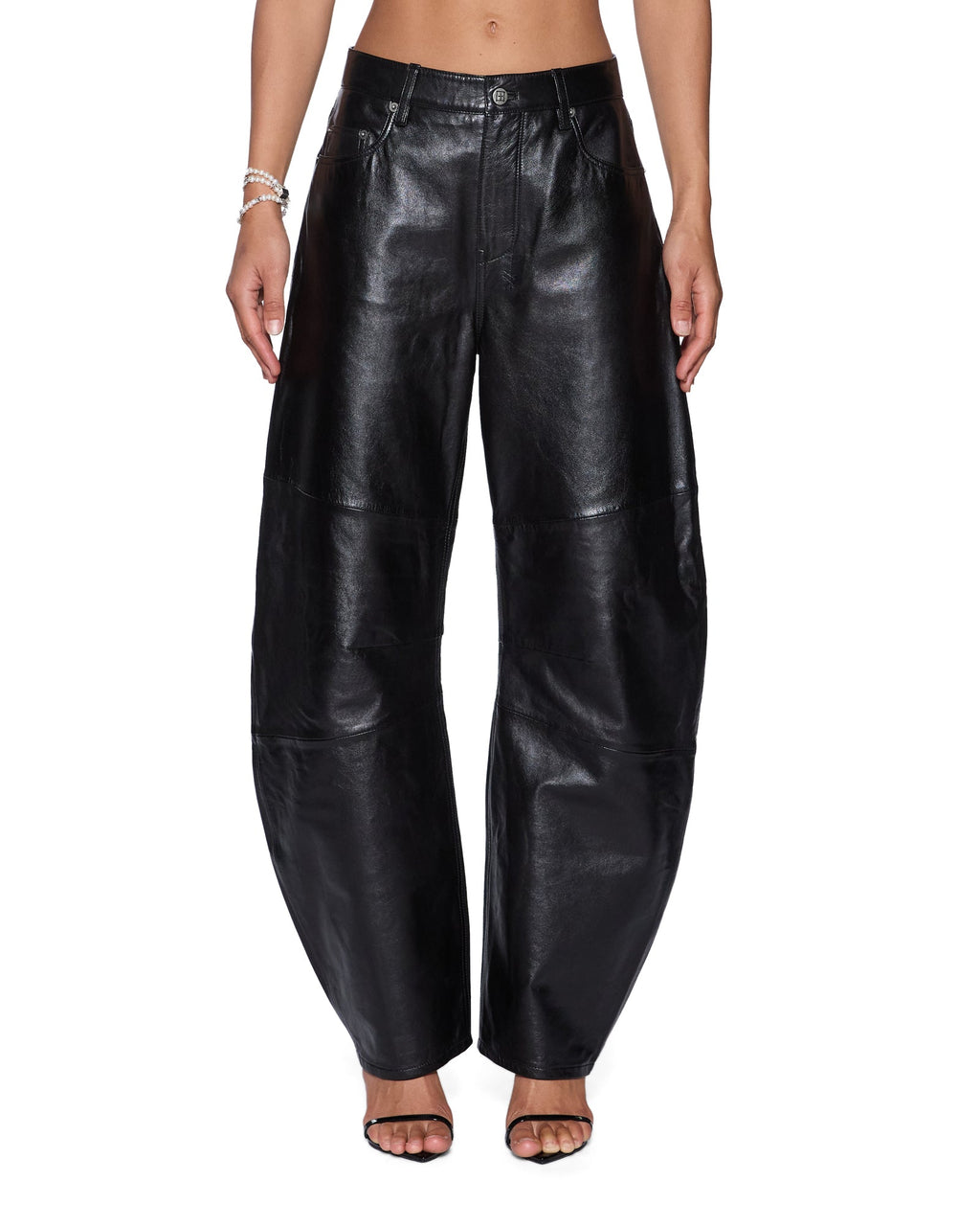 WOMENS BARREL PANT BLACK PANTS