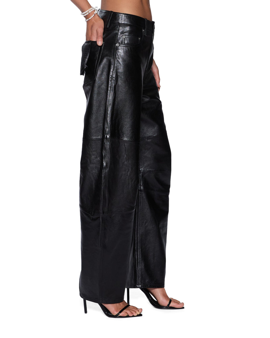 WOMENS BARREL PANT BLACK PANTS