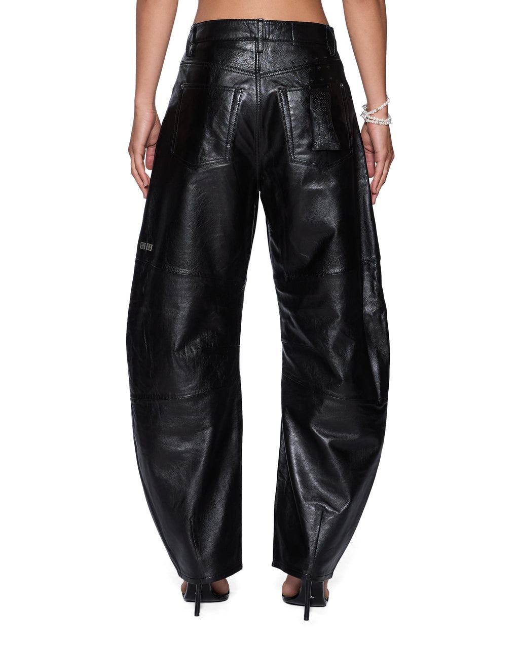 WOMENS BARREL PANT BLACK PANTS
