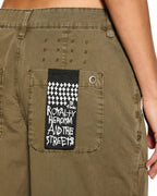 Womens Baggy Cargo Khaki Oversized Pants - Khaki