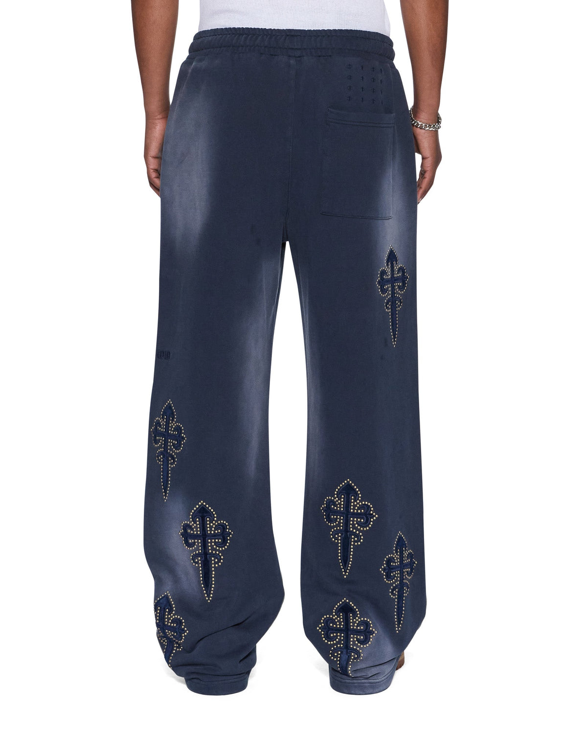 Mens Kaliba Synthesis Trak Pant Deep Dive Regular Pants - Navy