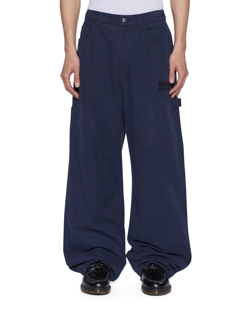 Mens Maxx Work Pant Navy Relaxed Pants - Navy