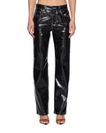 PINUP PANT PATENT CROC BLACK
