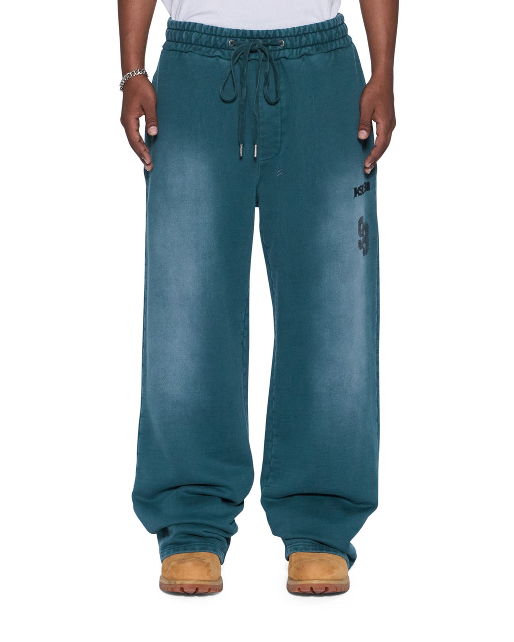 Mens Rugged Tunnel Trak Pant Opal Green Regular Pants - Green