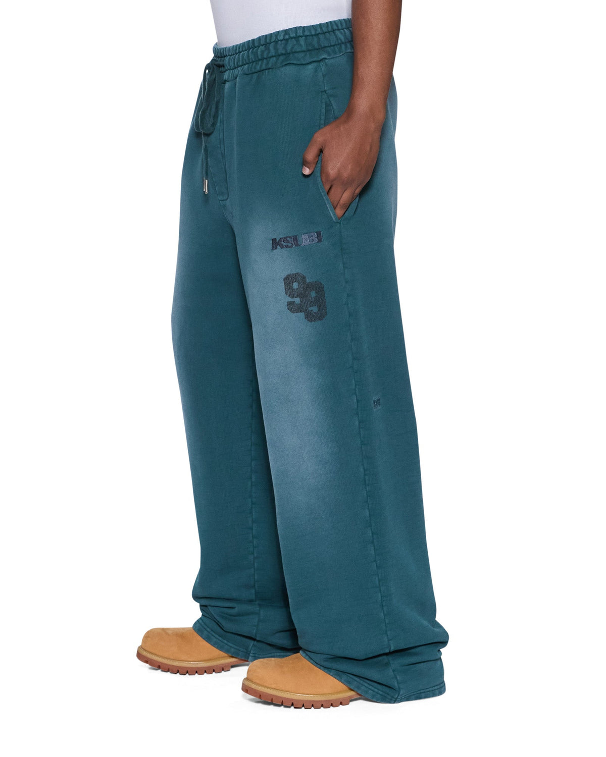 Mens Rugged Tunnel Trak Pant Opal Green Regular Pants - Green