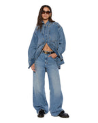 WOMENS STRIDER SWEPT DENIM JEANS