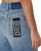 WOMENS STRIDER SWEPT DENIM JEANS