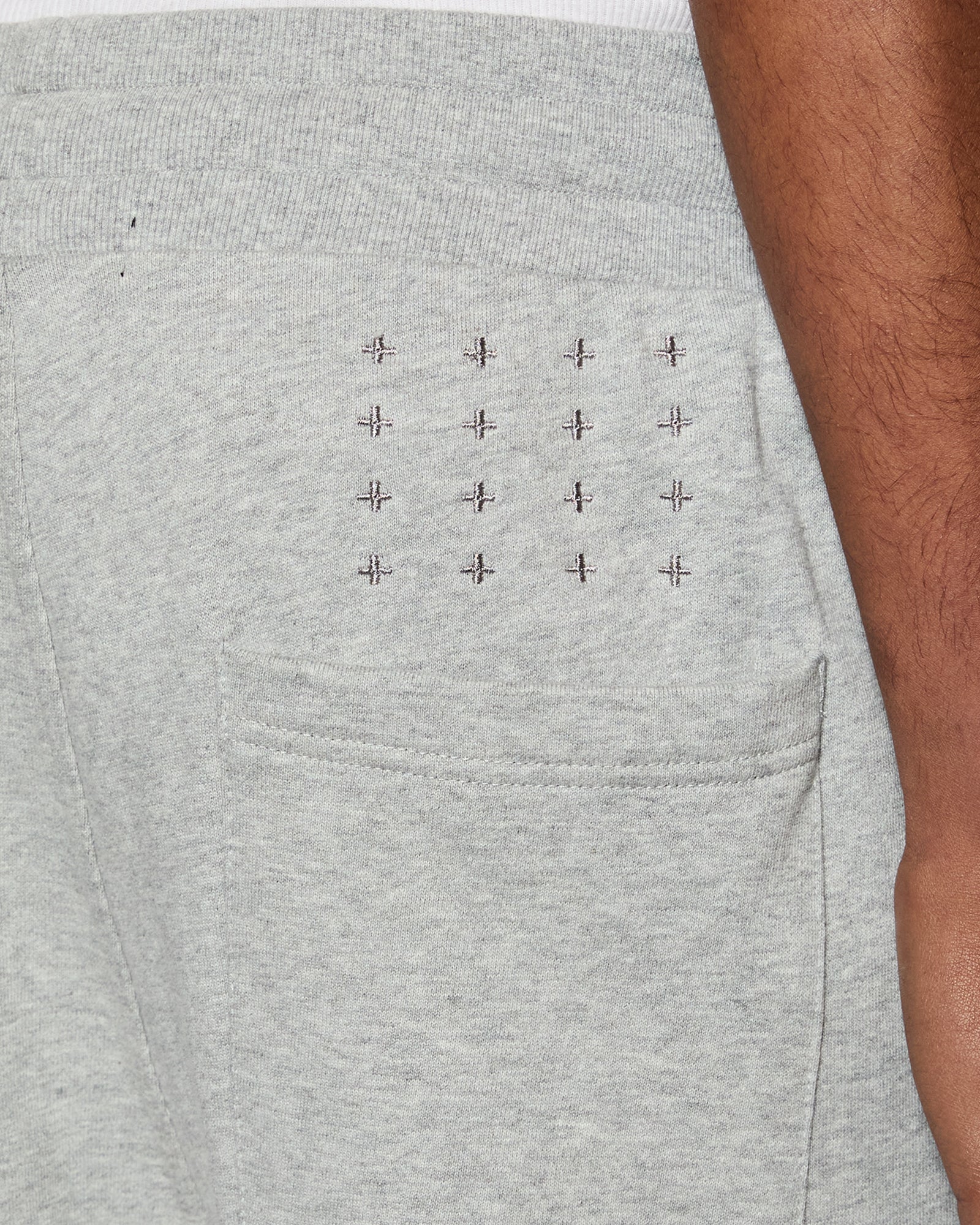 MENS  4 X 4 TRAK GREY MARLE SLIM PANTS