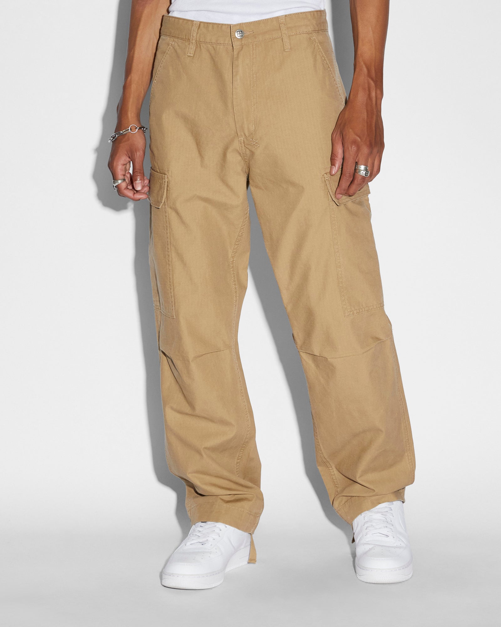 MENS  FUGITIVE CARGO PANT DARK TAN PANTS