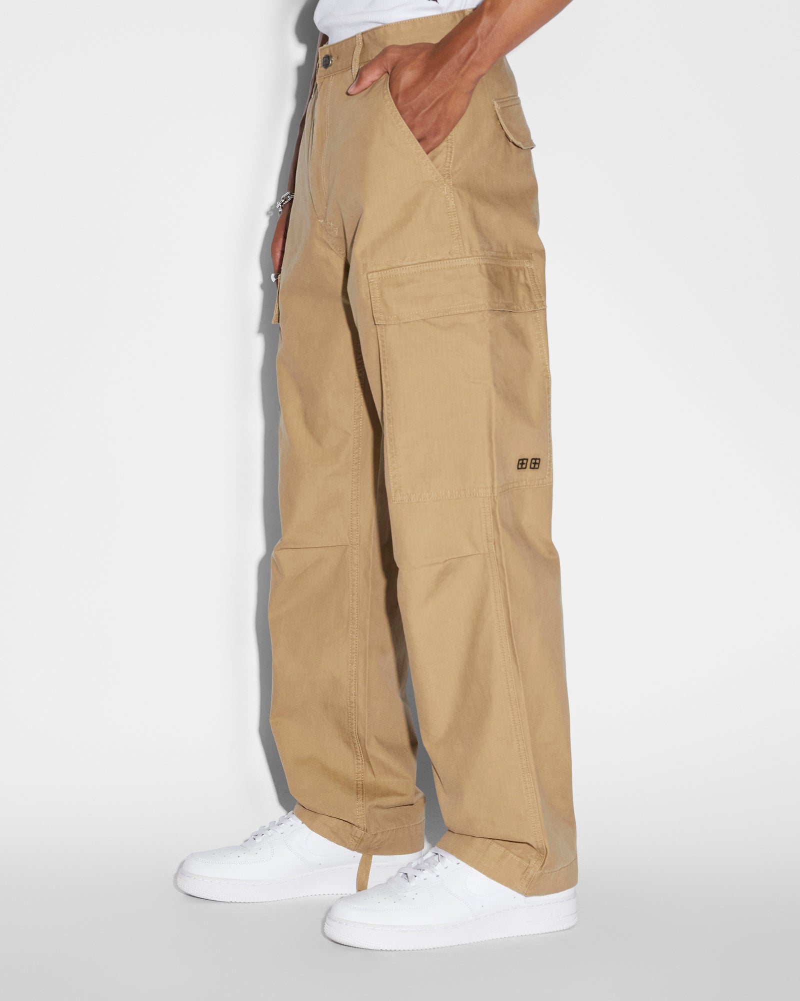 MENS  FUGITIVE CARGO PANT DARK TAN PANTS