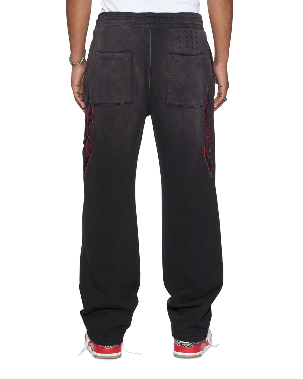 MENS PAISE TRAK PANT BLACK FADE PANTS