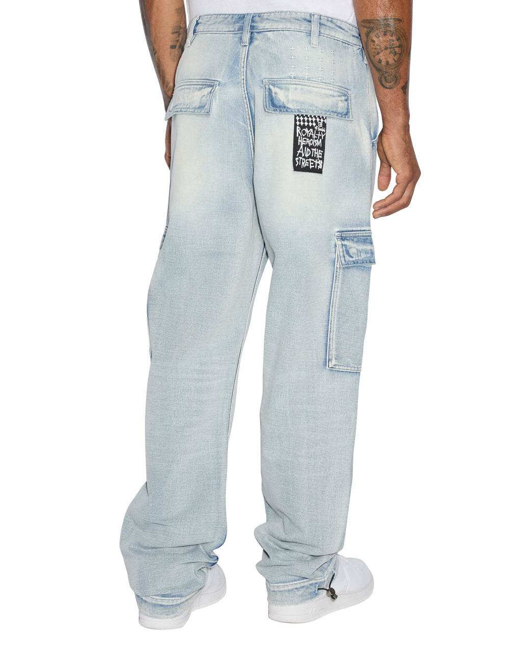 MENS RIOT CARGO PANT BLUE ICE PANTS