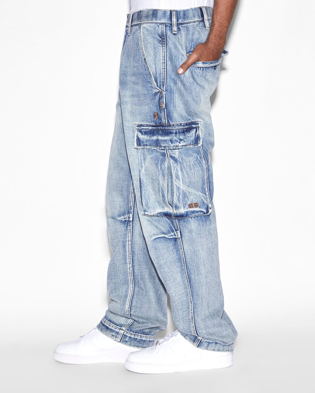 RIOT CARGO PANT PUNK BLUE