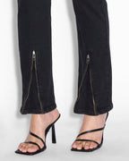 WOMENS STRAIGHT UP STEALTH CARGO DENIM JEANS