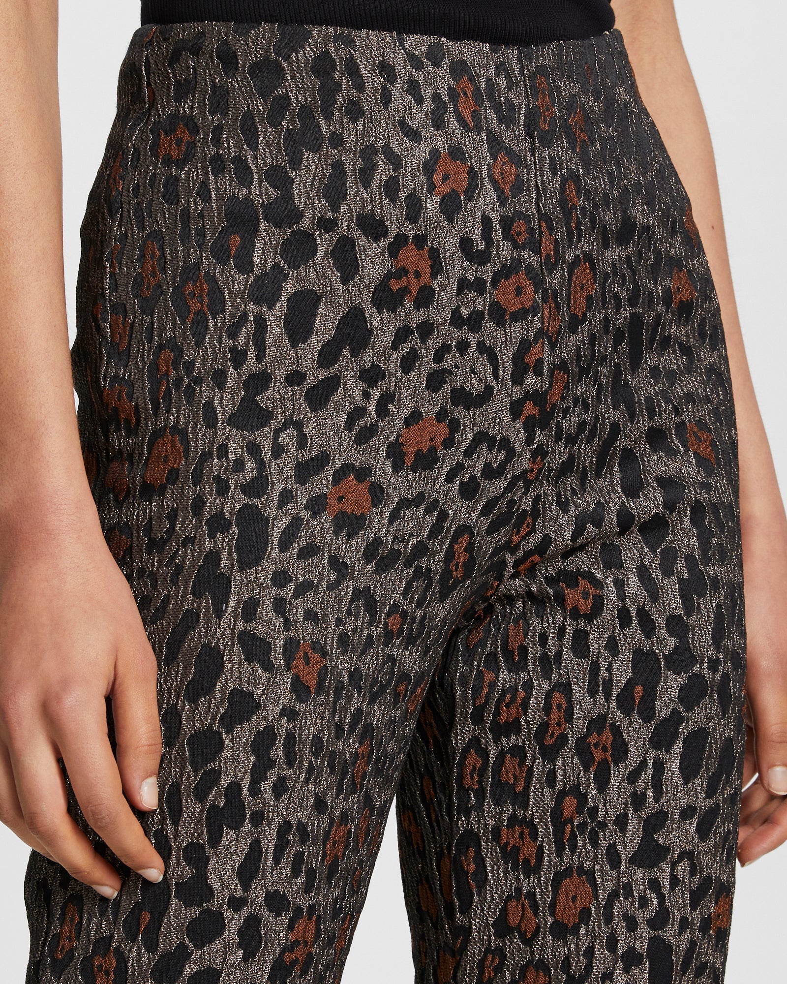 WOMENS  THREE AM PANT LEOPARD FLARE PANTS
