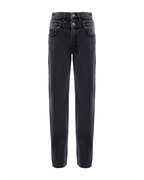 Womens Playback Rework Shadow Straight Denim Jeans - Black