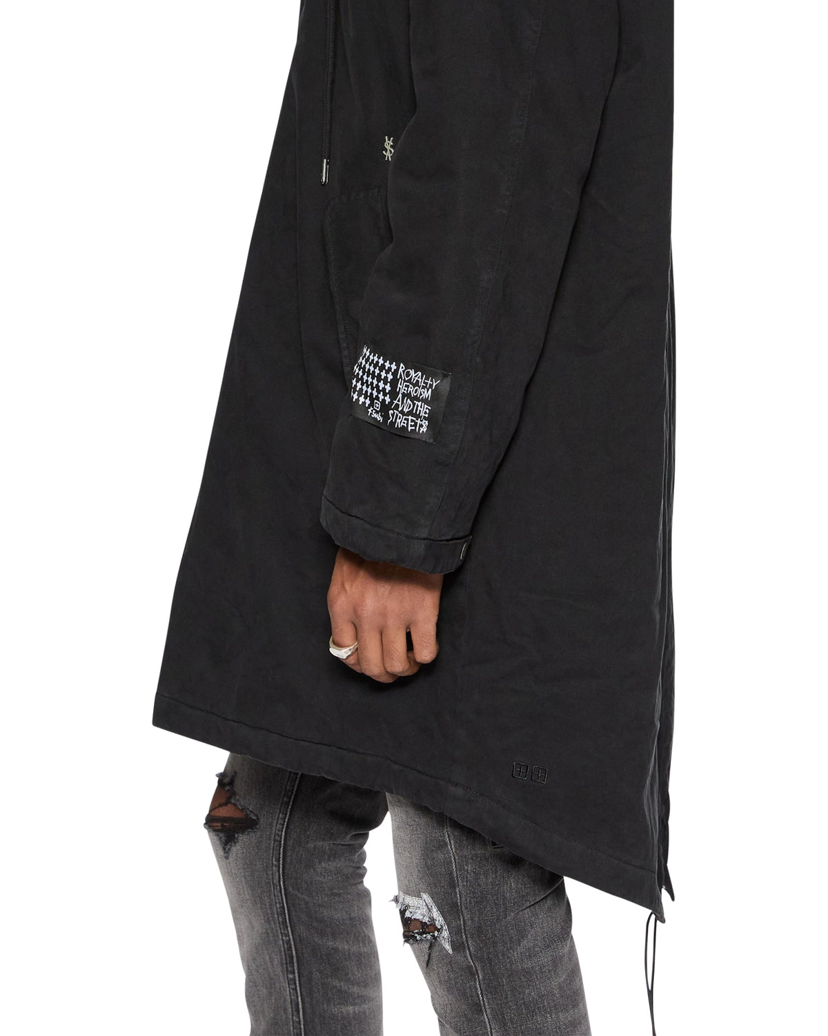 MENS RANGER PARKA OD BLACK JACKETS