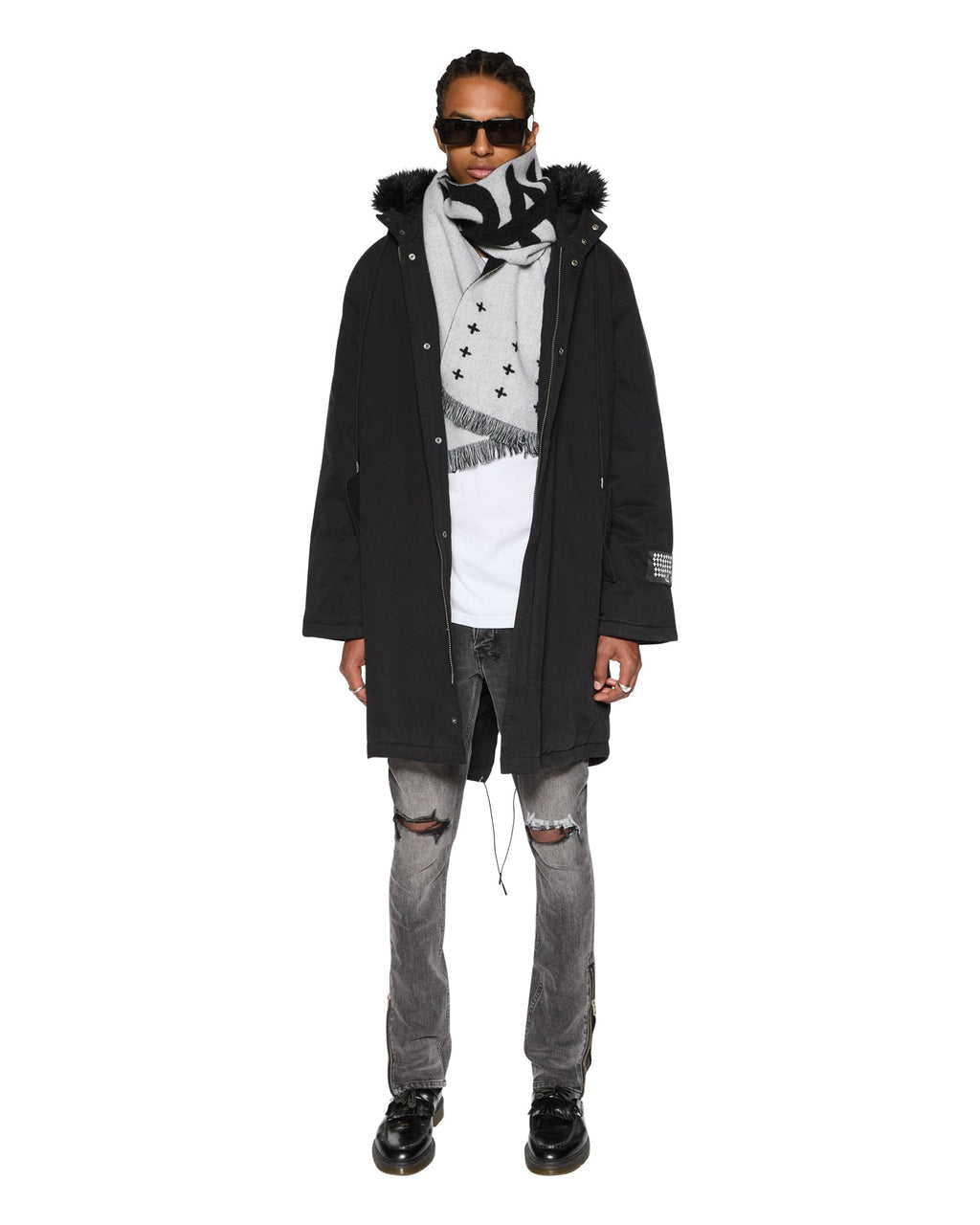 MENS RANGER PARKA OD BLACK JACKETS