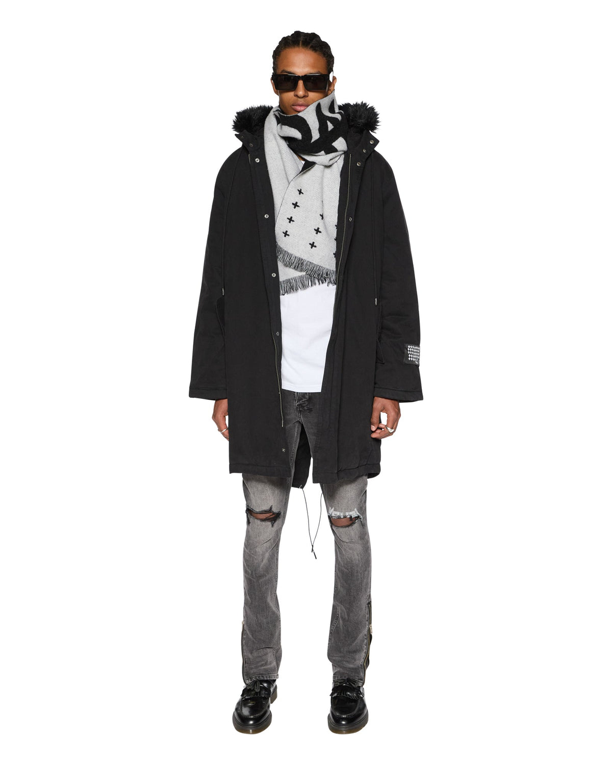 MENS RANGER PARKA OD BLACK JACKETS
