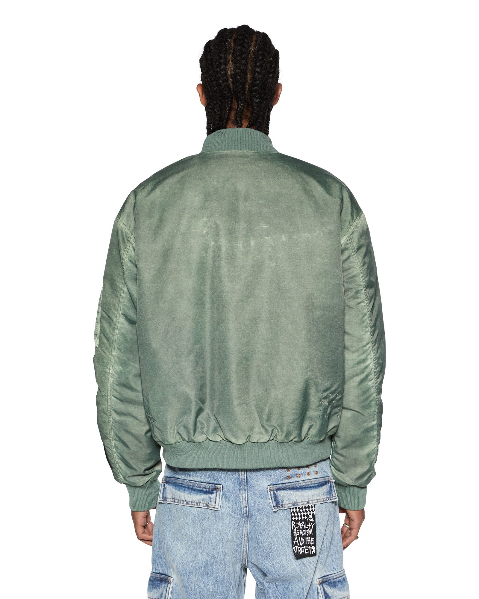 ROYALTY BOMBER KHAKI OVERDYE