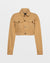 WOMENS  KOMMAND JACKET CARAMEL CROPPED JACKETS