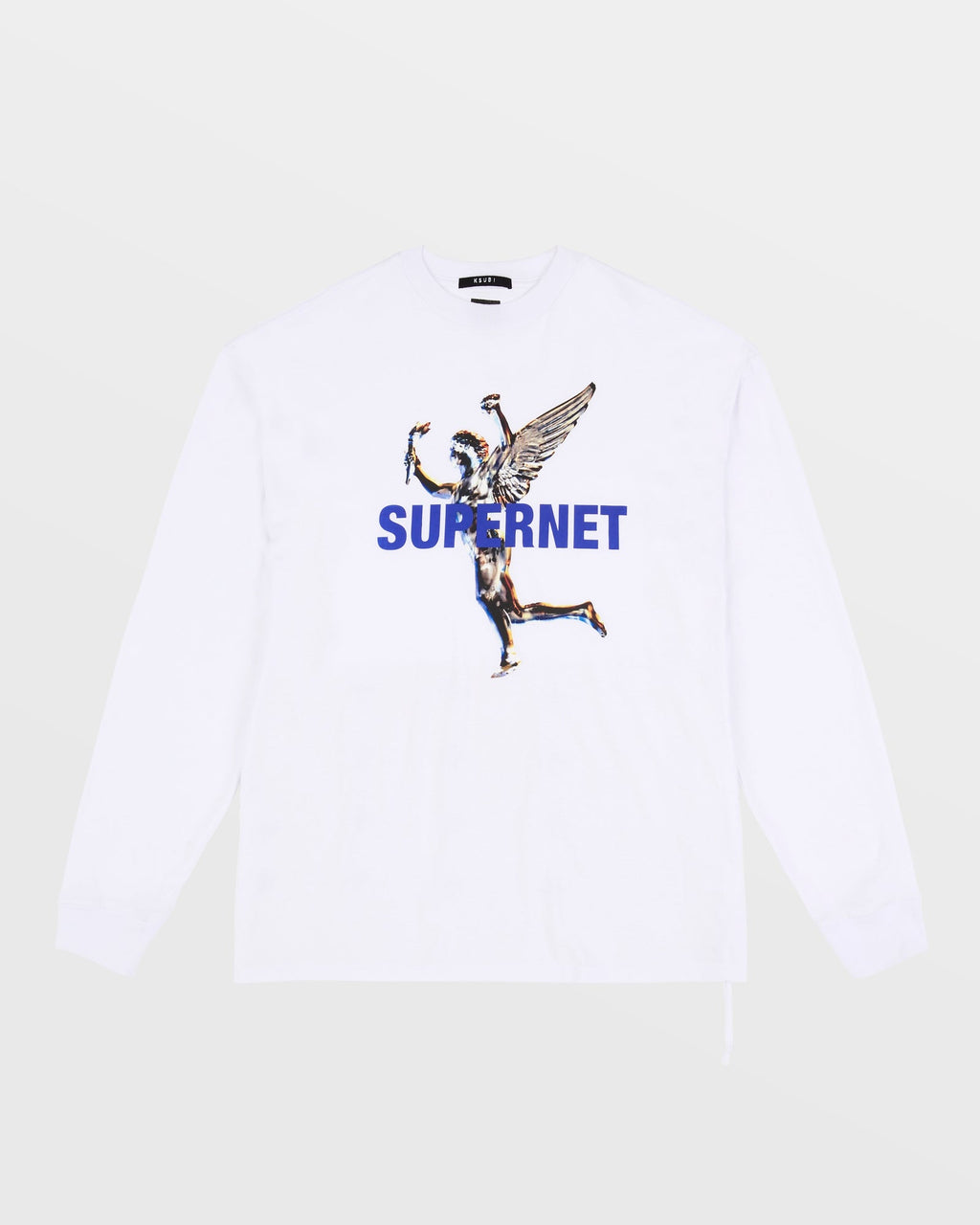 Mens Rolls Kash Ls Tee Tru White Regular Tees - White