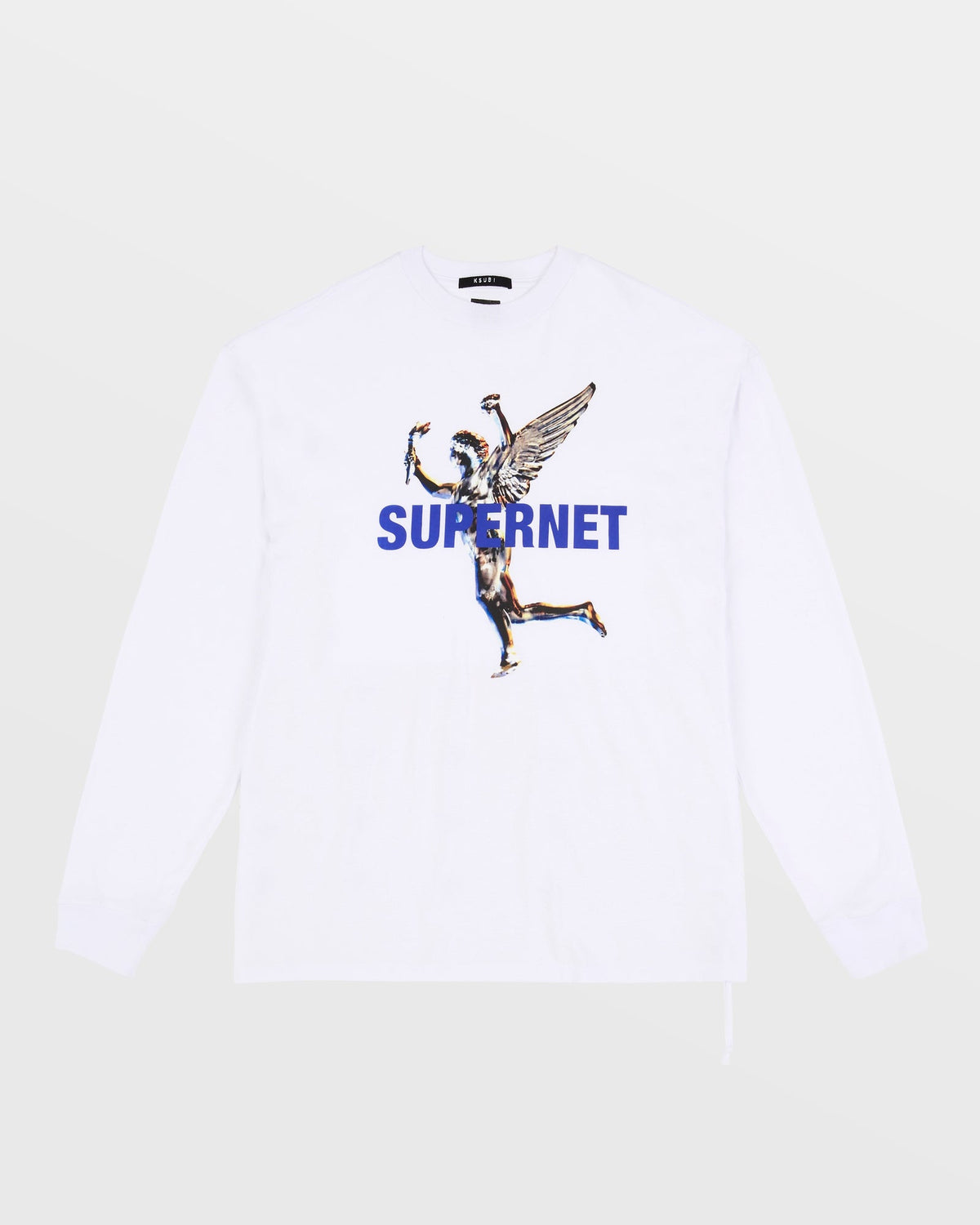 Mens Rolls Kash Ls Tee Tru White Regular Tees - White