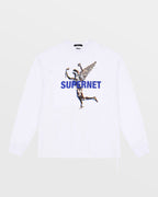 Mens Rolls Kash Ls Tee Tru White Regular Tees - White