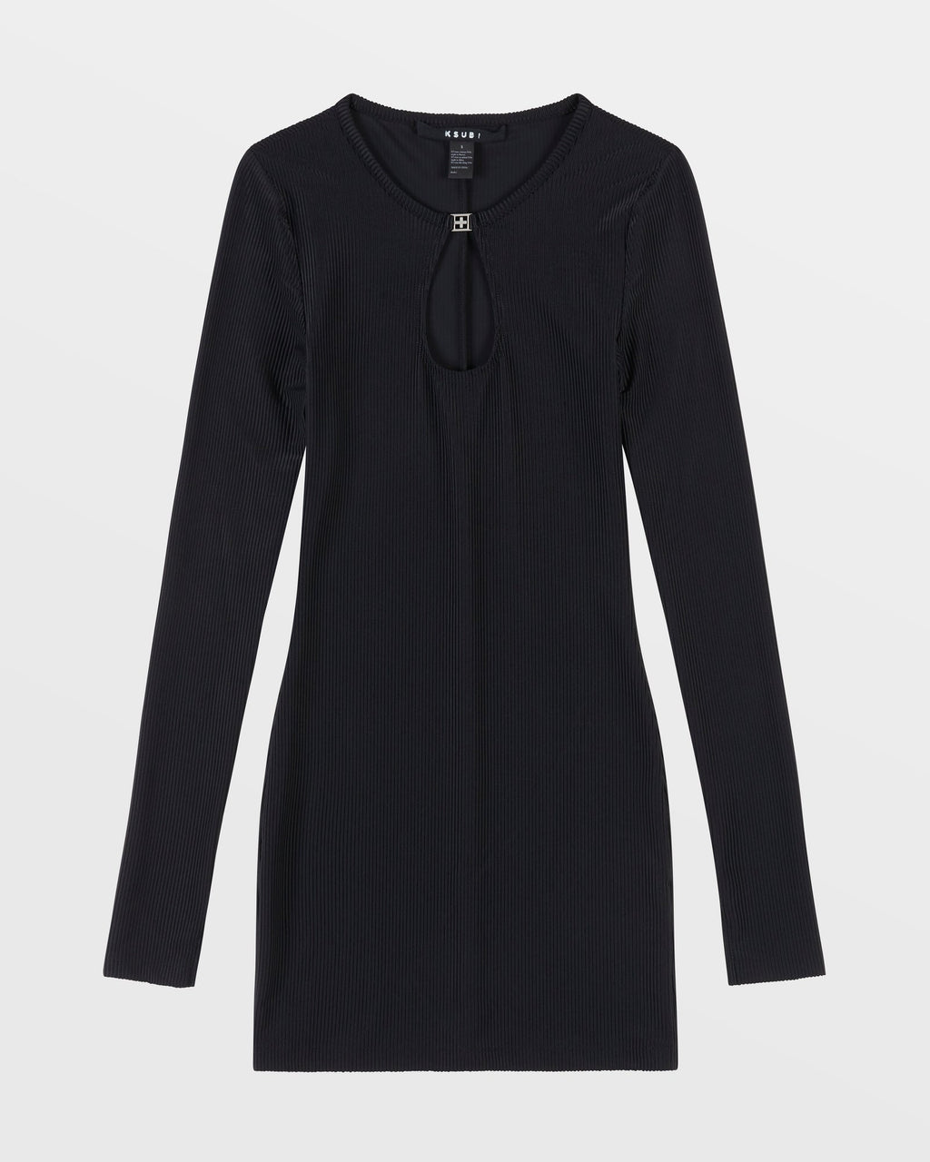 WOMENS CHARMED KEYHOLE DRESS BLACK DRESSES
