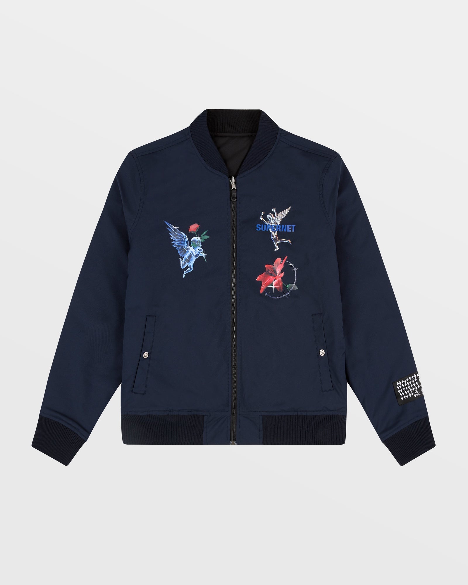 NFT REVERSIBLE BOMBER JACKET MIDNIGHT