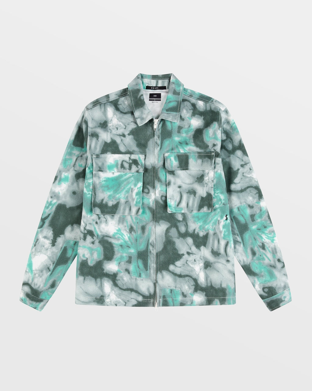 MENS PROGRAM LS SHIRT GREEN DYE SHIRTS