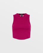 Womens Syndicate Tank Orchid Fitted Fashion Tops - Pink