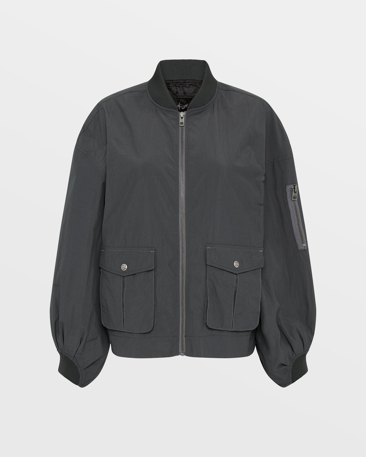 WOMENS ELEMENTAL BOMBER CHARCOAL JACKETS