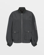 WOMENS ELEMENTAL BOMBER CHARCOAL JACKETS