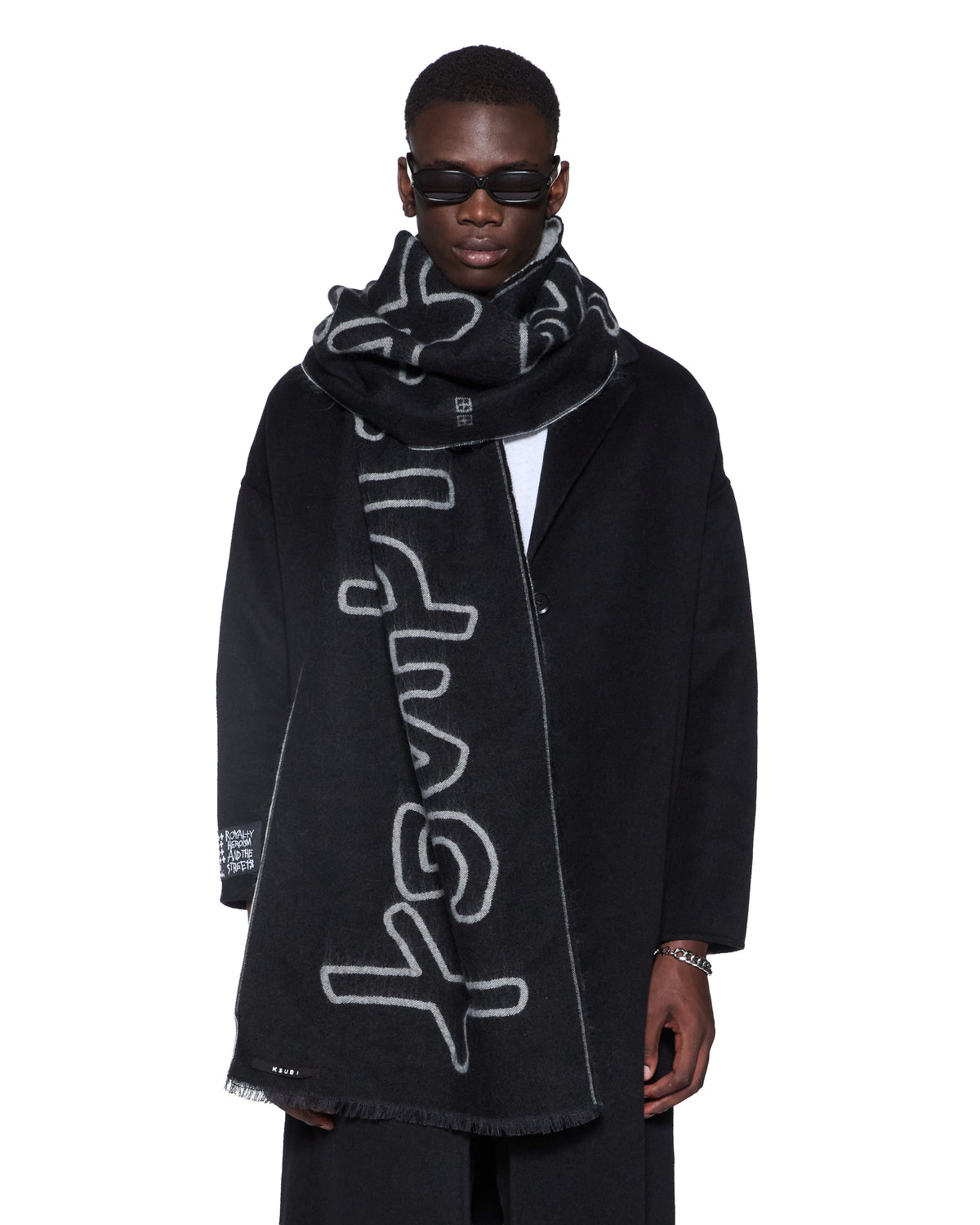 1999 MEGA SCARF BLACK