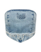 WOMENS SCARF TOP KRYSTAL WESTERN FASHION TOPS